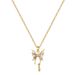 【 】 Threaded Sky Butterfly Light Luxury Charm Gorgeous Full Diamond Necklace Women's Versatile Clavicle Titanium Steel_ipsvogv.com