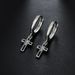 Earrings, Men's Cross, Personality, High-end, Versatile Earrings, Women's Light Luxury, Summer, Simple Accessories,_ipsvogv.com