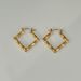 Spot Factory Fashionable Niche Ins Titanium Steel Retro Diamond Bamboo Earrings_ipsvogv.com