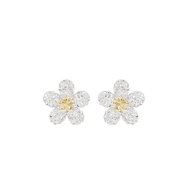 Tough Small Fresh Flower Earrings Female Element Crystal Earrings Female_ipsvogv.com