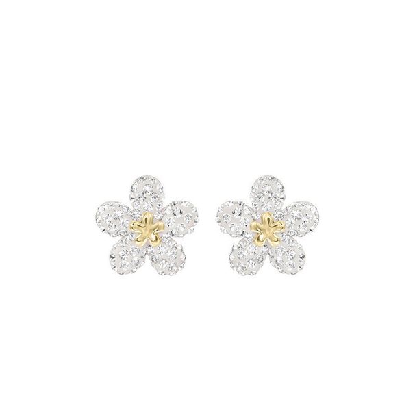 Tough Small Fresh Flower Earrings Female Element Crystal Earrings Female_ipsvogv.com