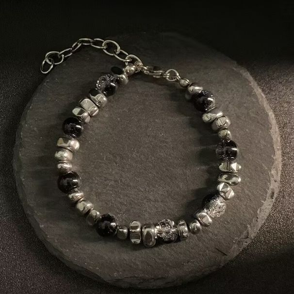 Cracked Bead For Men High-end Personality Versatile Men's Jewelry 2025 New Hip-hop Unisex Bracelet Trend_ipsvogv.com