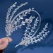 Bridal Headband Headdress Square Diamond Shaped Headband Hair Crown Accessories_ipsvogv.com