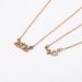 New Fashionable And Popular Embedding Water Diamond Letter MOM Flower 2 Necklace Set_ipsvogv.com