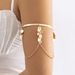 jewelry Punk Beach Metal Open Bracelet Temperament Chain Shell Tassel Butterfly Arm Bracelet_ipsvogv.com