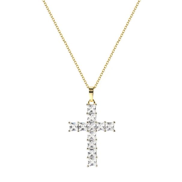 Cao Shi's New Copper Inlaid Zircon Light Luxury Necklace Trend Classic Neutral Style Super Neck Chain_ipsvogv.com