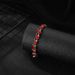 Fashionable And Luxury Small Willow Leaf Red Water Diamond Bracelet_ipsvogv.com