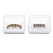 Hip Hop Jewelry Blue Zircon Micro Inlaid Zircon Gold Braces Hip Hop Halloween Costume Personalized Braces_ipsvogv.com