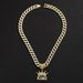 Hip Hop Letter KING Necklace For Men, Street Cuban Chain Decoration, Personalized Alloy Full Diamond Crown Pendant_ipsvogv.com