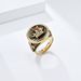 Retro style Pope cross titanium steel ring ring men's trendy personality wear hand accessories_ipsvogv.com