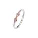 Women's Jewelry S925 Silver Ring Small Fresh Lucky 8 Shaped Ring Inlaid With Zircon Simple And Fashionable Single Row Tail Ring_ipsvogv.com
