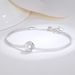 Women's Jewelry Silver Bracelet Round Moissanite Bracelet Empty Support Bracelet_ipsvogv.com