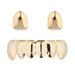 Hip Hop Braces Halloween Costume Dentures + Lower Teeth Combination Braces Personality Trendy Accessories_ipsvogv.com