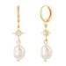 Women’s Jewelry Set Fashion Hot Sales Real Gold Brass Electroplating Simple And Fashionable Irregular Pearl Pendant Earrings Elegant Earrings_ipsvogv.com