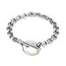 Women's Jewelry Steel Couple Bracelet Handmade Chain Personality Creative T Buckle_ipsvogv.com