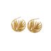 Women’s Jewelry Set Fashion Hot Selling Round Simple Ins Style Geometric Earrings Fashionable Personality Leaf Stainless Steel Earrings_ipsvogv.com
