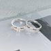 S999 Silver Sky Starry Star River Couple's Pair Light Luxury, High Grade, Sparkling Ring, Niche Design, Handmade Jewelry_ipsvogv.com