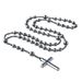 Natural Bright Black Pendant Cross Men And Women Necklace_ipsvogv.com