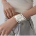 Irregular and exaggerated three-dimensional wide with irregular personality, women's geometric metal ripple bracelet_ipsvogv.com