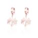 Titanium steel earrings with three-dimensional double-sided leaves, maple leaves, natural and minimalist style, timeless_ipsvogv.com