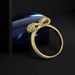 Three Dimensional Butterfly Gold Ring Micro Inlaid Zircon Fashion Jewelry_ipsvogv.com