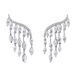 Women's Jewelry Fashion Angel Wings Earrings Light Luxury High End Design Diamond Tassel Earrings Fashionable Water Drop Earrings_ipsvogv.com