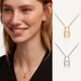 Women's Jewelry Personalized Fashion Colored Diamond Necklace Niche Design High Grade Photosensitive Surface Lock Clavicle Chain_ipsvogv.com