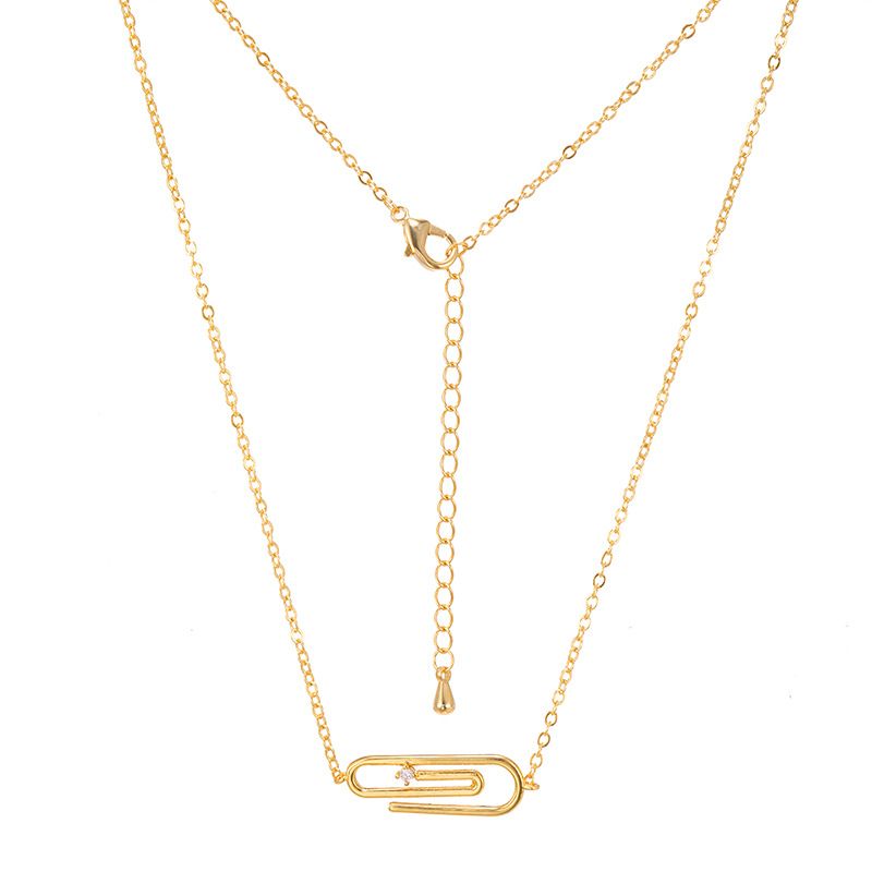 Women's Jewelry Multi Layered Necklace With Loops, Star And Moon Combination Clavicle Chain, Ins Popular Stacked Chain_ipsvogv.com