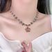 Fashionable And Versatile Double-layer Stacked Bead Necklace, Light Luxury, Niche Personality Design, Starfish Shell,_ipsvogv.com