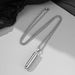 Fashion Trend Pendant Pendant Personality Bullet Head Exaggerated Temperament Niche Design Men's Titanium Steel Necklace Jewelry_ipsvogv.com