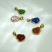 Mini Gold Stainless Steel Smooth Surface Colorful Glass Ornament Big Belly Maitreya Buddha Pendant_ipsvogv.com