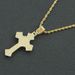 Hip Hop 3D Full Diamond Personalized Nightclub Trendy Cross Pendant Necklace_ipsvogv.com