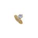 【 Real Gold 】 Crown Love Full Diamond With Adjustable Opening, Simple Handmade Ring, Couple's Pair Ring_ipsvogv.com