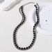 Hip Hop Trendy Double Layer Pearl Necklace For Men And Women Ins Cold Style Design Personality Necklace Couple Accessories_ipsvogv.com