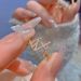 opening Chain Circular Silver Pure Zircon With Female Niche Design, Index Finger, Fashionable And Exquisite Layered Design, Finger,_ipsvogv.com