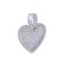 Women's Jewelry Heart-Shaped Cubic Zirconia Pendant Necklace, Hip Hop Style Fashion Chain For Women, Adjustable Length 51-80cm_ipsvogv.com