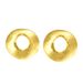 Fashion OL women's niche, light luxury, high-end, circular hollow design, earrings, gold earrings_ipsvogv.com