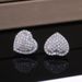 Cao Shi's new fashion ol micro inlaid zircon love women's Earrings wedding anniversary gift_ipsvogv.com