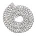Chain Necklaces Hip Hop Full Diamond Cool Cuban Necklace Men's Full Diamond Punk Accessories Gold Chain Width 12mm_ipsvogv.com