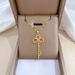 【 Titanium Steel 】 Ancient Style Key, Light Luxury Temperament, Gorgeous Full Diamond Lucky Necklace, Women's Versatile_ipsvogv.com