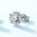 Full Inlaid Brilliant 1ct Moissanite Earrings S925 Silver Colored Gemstone Moissanite Earrings Light Luxury Simple_ipsvogv.com