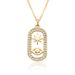 Ins Style Real Gold Plated Light Luxury Necklace Female Niche Design High End Clavicle Chain Love Pendant Jewelry_ipsvogv.com