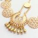Fashion handmade retro ethnic style carved water drop tassel head chain head ornament hair chain hair accessories head chain_ipsvogv.com