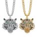 New Hip-Hop Jewelry Titanium Steel Gold-Plated Diamond-Studded Tiger Head Bottle Opener Pendant Necklace_ipsvogv.com