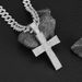 Personalized Cross Chain, Niche Design, Full Diamond Hip-hop Cuban Chain Necklace, Men's Necklace_ipsvogv.com