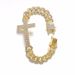 New Hip-Hop Trendy Men's Style Diamond-Studded Cross Cuban Chain Personality Full Diamond Bracelet For Men And Women_ipsvogv.com