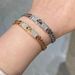 Light Luxury Precision Edition H Pig Nose Full Set Bracelet Women V Thick Plated Rose Gold Cuban Chain Fashion Style_ipsvogv.com