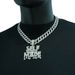 Men’s Jewelry Set Fashion Necklace SELFMADE Double Row Letter Pendant Personality Creative Hiphop Hip Hop Necklace_ipsvogv.com
