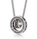 Men's Jewelry Thorn Skull Necklace Men's Double Ring Design Niche All Match Retro Personality Accessory Pendant_ipsvogv.com