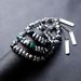 Bracelet With Men's Broken Splicing Silver Gallstones Bracelet, Women's Chinese Style Minimalist Design, Titanium Steel_ipsvogv.com